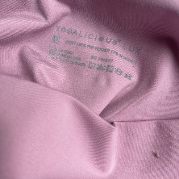 YOGALUCIOUS Nude Tech High Waist 7/8 Ankle Legging - Picture 5 of 5